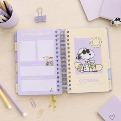 Agenda Diaria Mooving Snoopy 2027 14x20cm - GBT Gift & Stationary