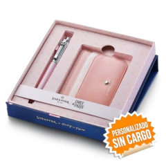 Set bolígrafo y porta tarjetas sheaffer Emily in Paris