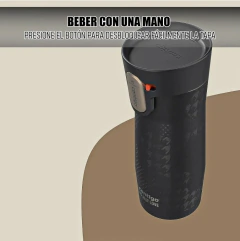 Vaso Térmico Contigo Ally Love de Acero Inoxidable con Sistema Antigoteo y Doble Pared, 473 mL en internet