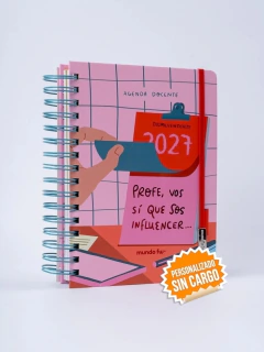 AGENDA 2027 FW SEMANAL CON ESPIRAL 15X21 DOCENTE