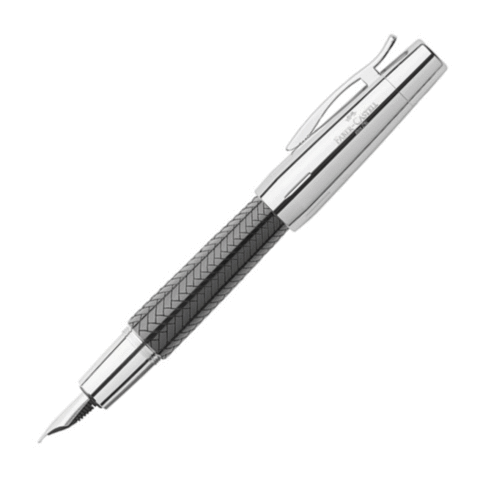 Pluma Faber Castell E-Motion Trenzado Negro - comprar online