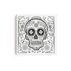 Cuadro en Lienzo para pintar "HALLOWEEN" 25 X 25 CM - GBT Gift & Stationary