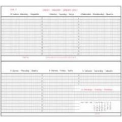 Agenda Morgan Conjunto Piccola Rojo - GBT Gift & Stationary