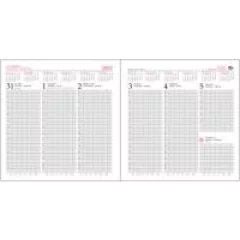 Agenda Morgan Hornett Semanal Negro 2026 en internet