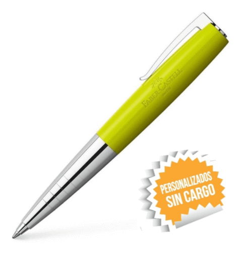 Bolígrafo Faber Castell Loom Verde