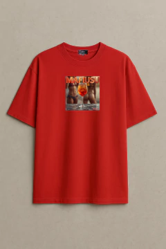Camiseta Oversized Calore Vermelha - MAFIUSU