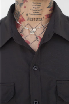 Camisa Mafiusu Italy RipStop Preta na internet