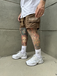 Shorts Mafiusu Sarja Cargo Marrom - loja online