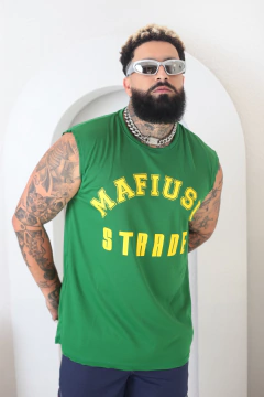 Camiseta Regata Machão Dry Verde