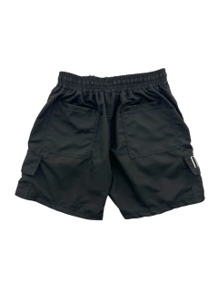 Shorts Cargo RipStop Preto Lapela na internet
