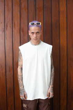 Camiseta Regata Machão OFF White