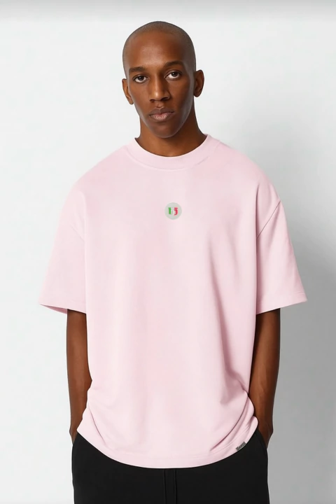 Camiseta Oversized Italy Rosa - comprar online