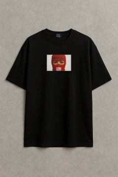 Camiseta Oversized Balaclava Preta - loja online