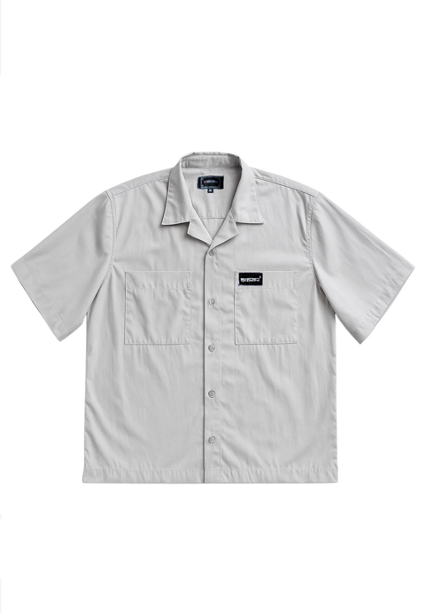 Camisa Boxy Oversized Mafiusu Cinza - comprar online