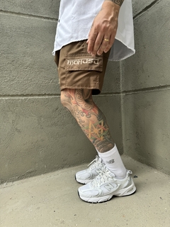 Shorts Mafiusu Sarja Cargo Marrom - comprar online