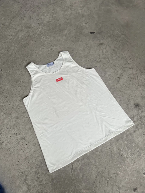 Camiseta Regata Logo OFF White