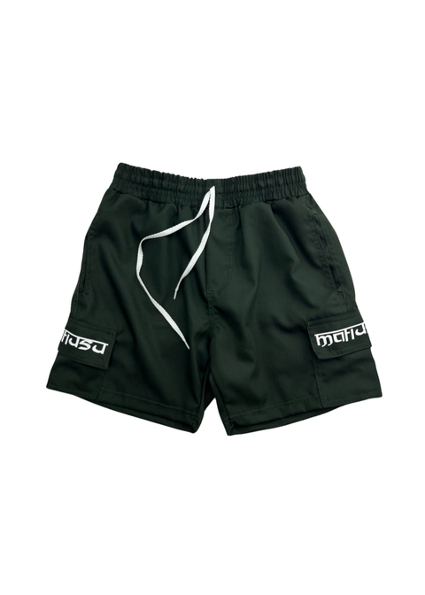 Shorts Mafiusu Cargo Sarja Verde Escuro