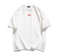 Camiseta Mafiusu Oversized Logo Branca