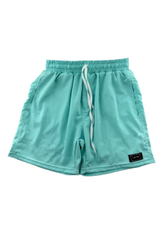 Shorts Tactel Elastano Verde Água - comprar online