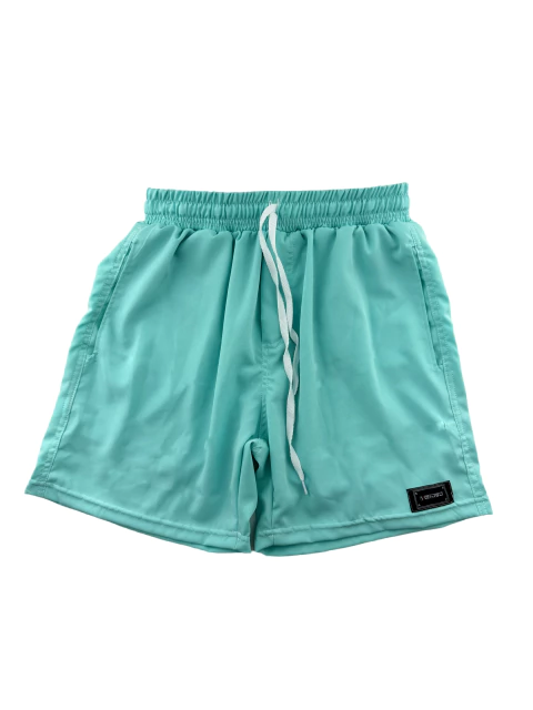 Shorts Tactel Elastano Verde Água - comprar online
