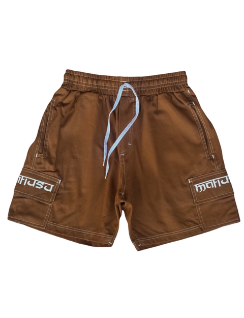 Shorts Mafiusu Cargo Sarja Algodão Terra Cota - comprar online
