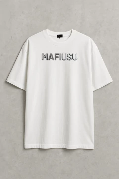 Camiseta Oversized Elite Branca - MAFIUSU