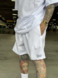 Shorts Tactel Elastano White - MAFIUSU