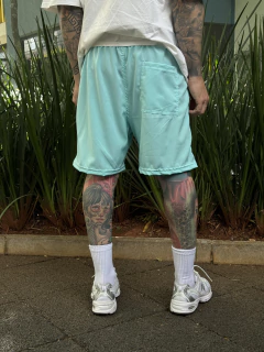 Shorts Tactel Elastano Verde Água - comprar online