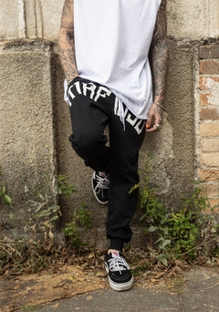 Calça de Moletom Arco Preta Unissex - MAFIUSU