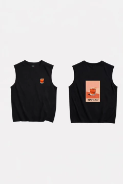 Regata Machão Oversized Negroni Preta - comprar online