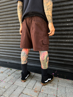 Shorts Mafiusu Cargo Tactel Marrom - MAFIUSU