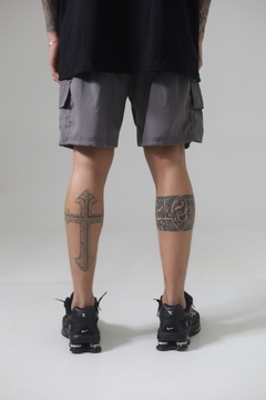 Shorts Mafiusu Cargo Tactel Grafitte - MAFIUSU