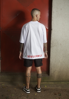 Camiseta Oversized Trenitalia Branca - MAFIUSU