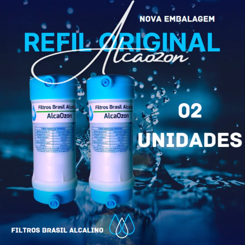 Kit 2 Velas Para Filtro Alcaozon Com 7 Níveis De Filtragem
