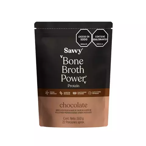 Bone Broth Power Protein - SAVVY - Caldo de Hueso polvo - 16 porciones - comprar online