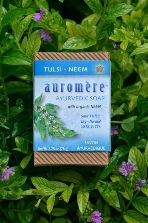 Jabon Auromere Tulsi-Neem Ayurvedic