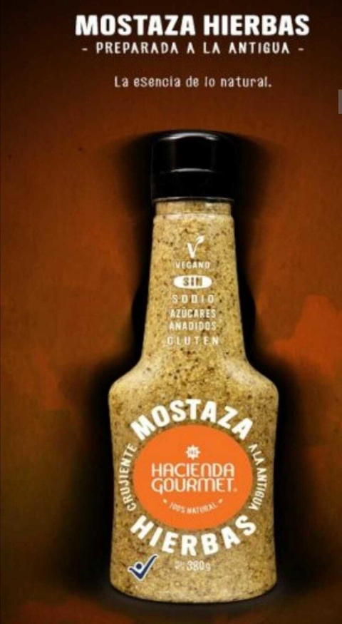 Mostaza Hacienda Gourmet Finas Hierbas