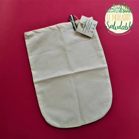 BOLSA PARA LECHE VEGETAL - 100% Algodón