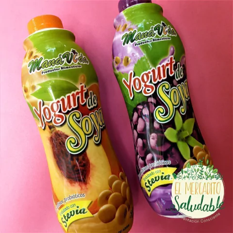 Yogurt de Soya (No Lacteo) 1 litro - Mana Vida -