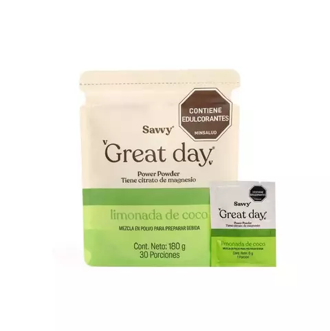 Magnesio y potasio Citrato - Great day - Savvy - 180 gr