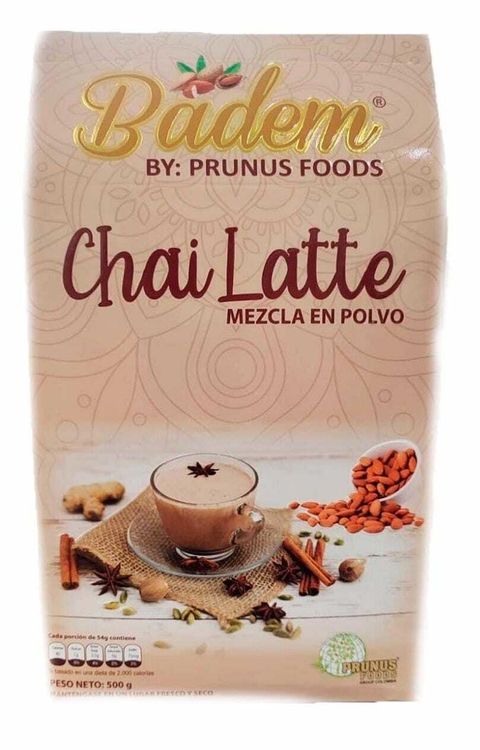 CHAI LATTE con leche de almendras - 500 gr - BADEM