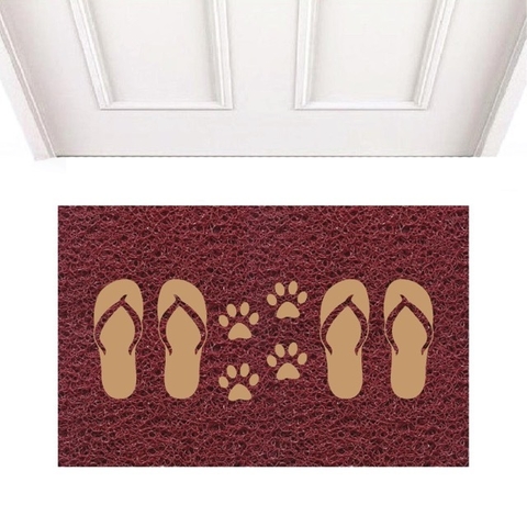 havaianas e cachorro