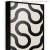 Quadro - Curvas Preto e Branco