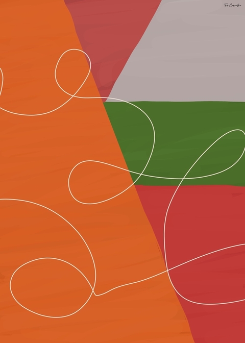 Quadro - Geo Colorful 1 - comprar online