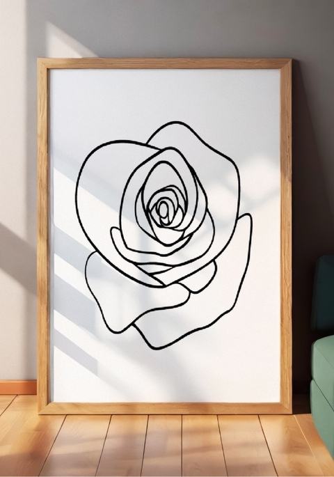 Quadro - Flor Abstrata - comprar online