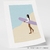 Quadro - A Surfista - GALERIA DE ARTES GINA - CASA DA GINA