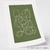 Quadro - Green Minimal 1 - GALERIA DE ARTES GINA - CASA DA GINA