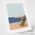 Quadro - Mulher na Praia - GALERIA DE ARTES GINA - CASA DA GINA