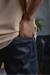 PANTALON CHINO COTTON SATEN NEGRO - comprar online