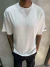 REMERA OVERZISE BLANCA LINO - comprar online